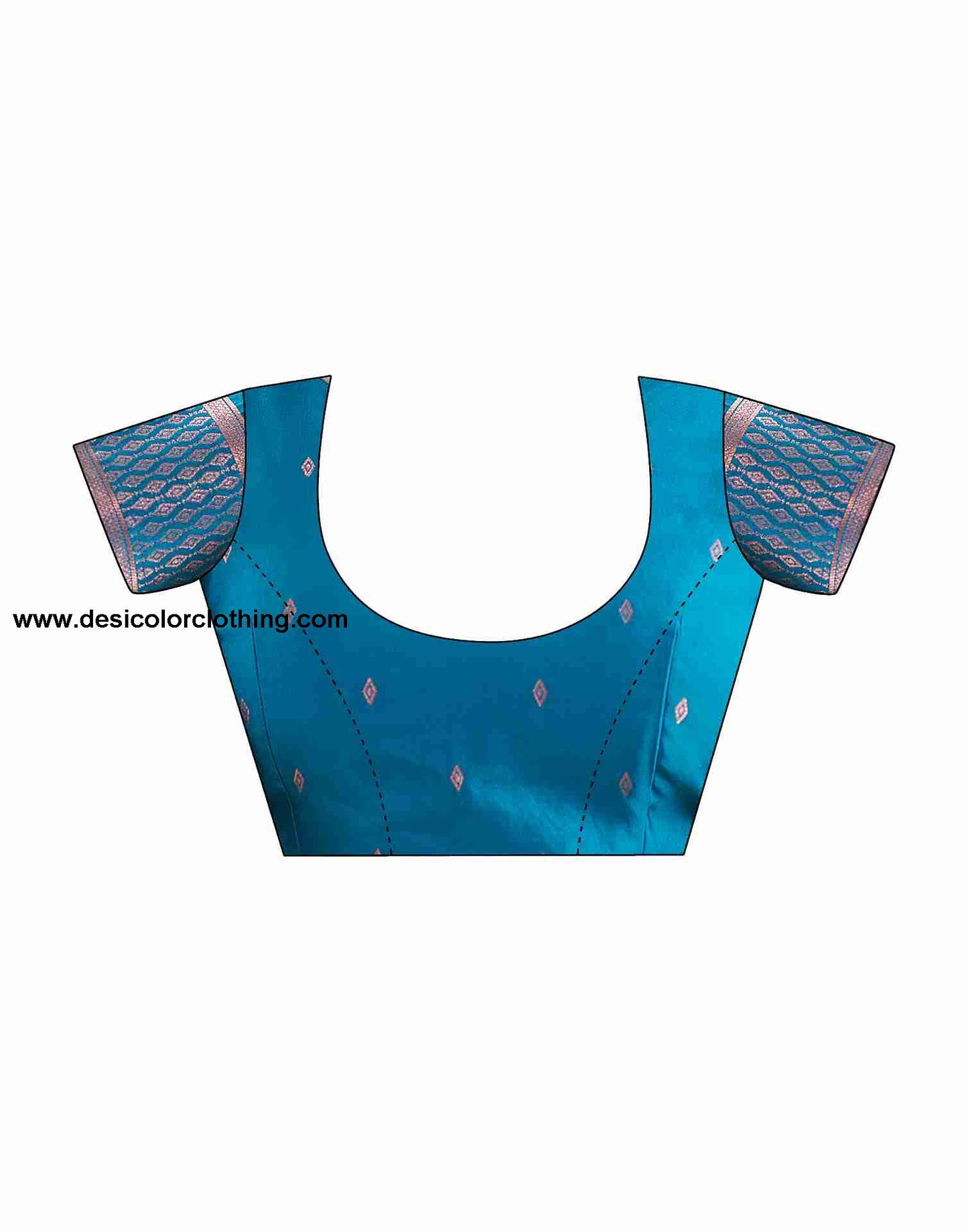 Blue Silk Woven Saree