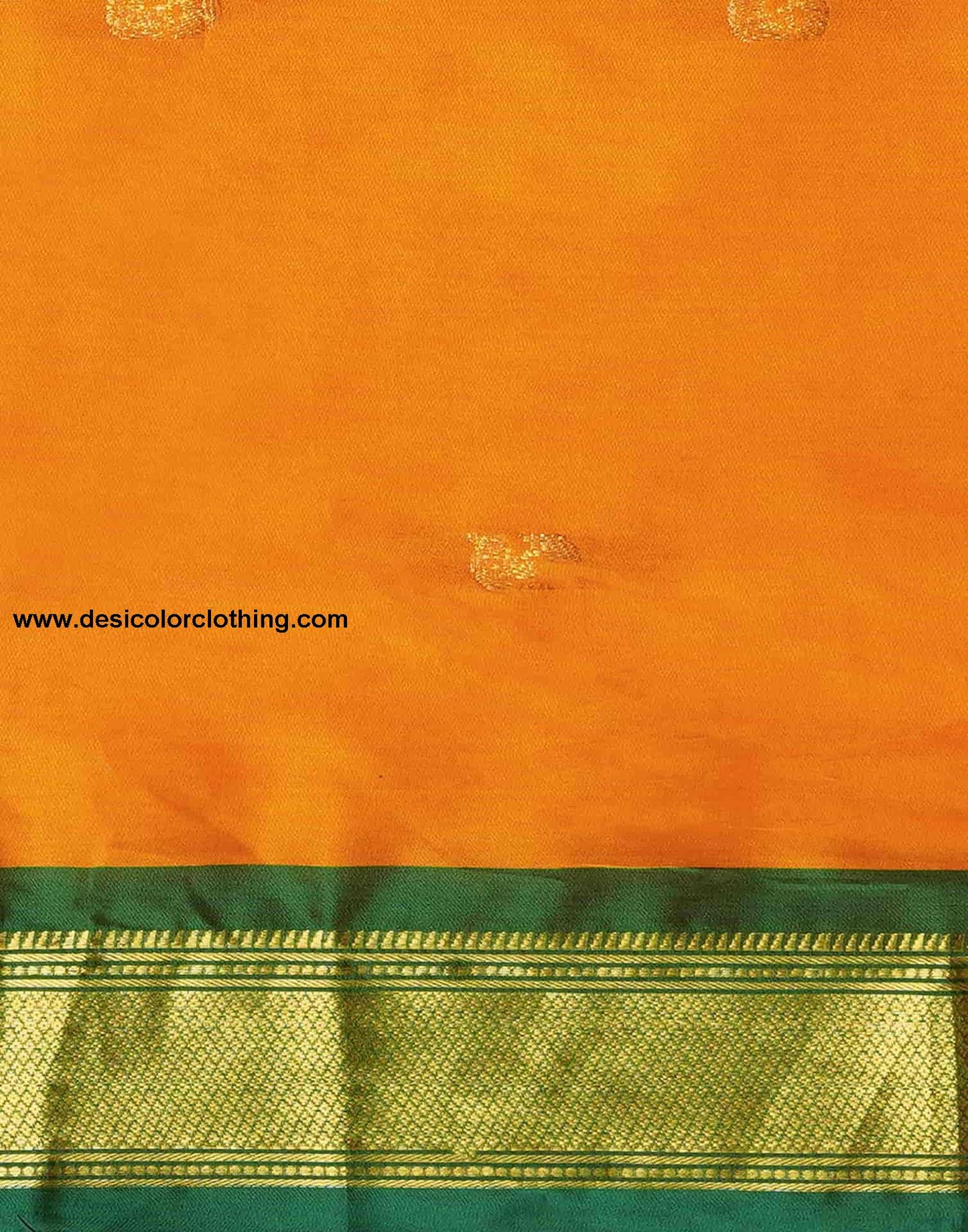 Yellow Kanjivaram Silk Woven Saree