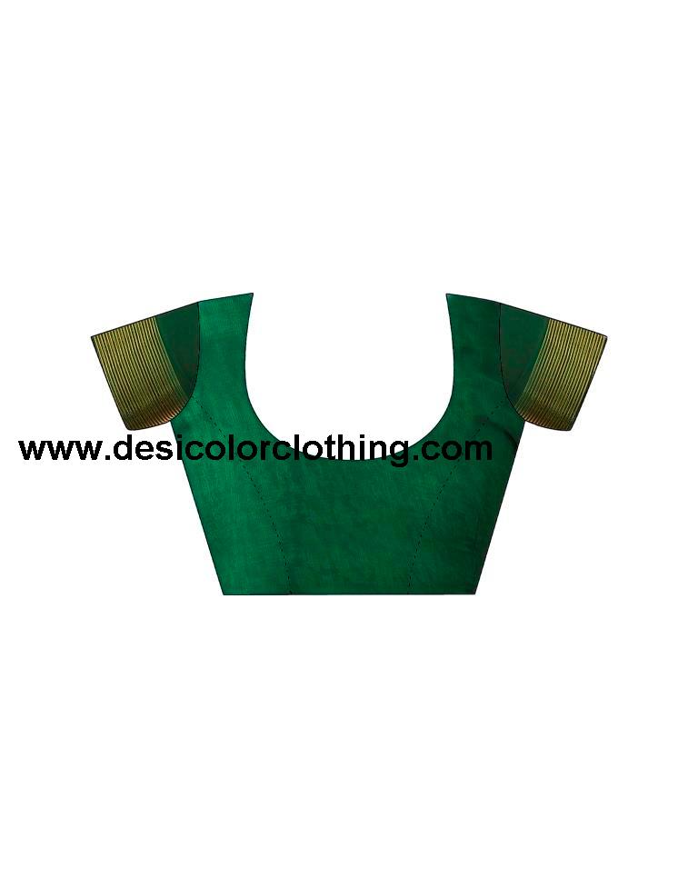 Bottle Green Georgette Bandhani Sarees