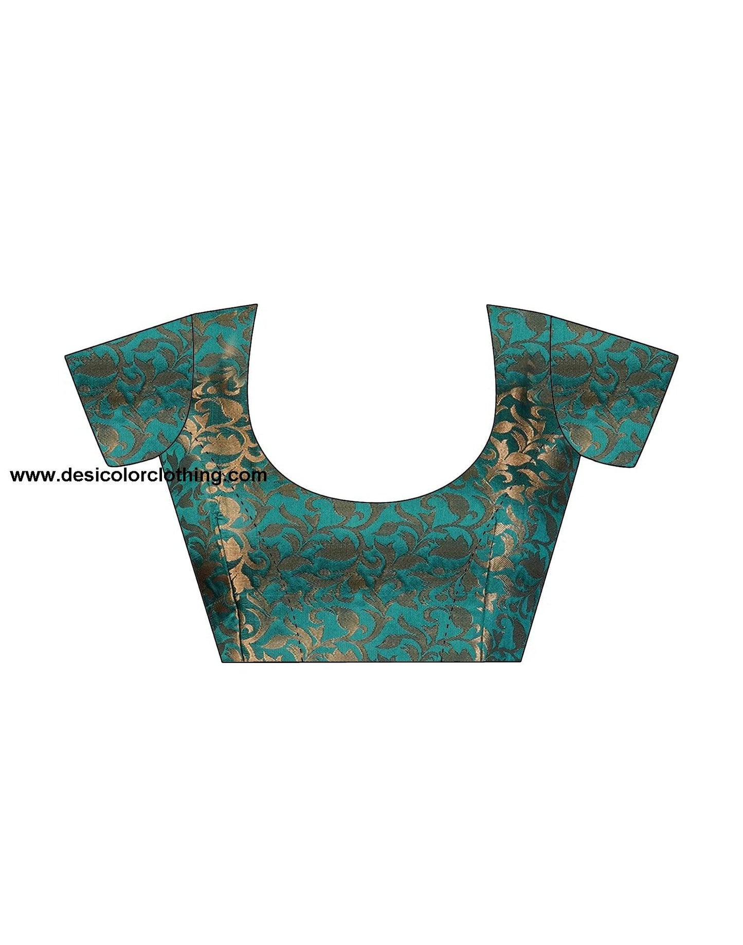 Green Banarasi Silk Woven Saree