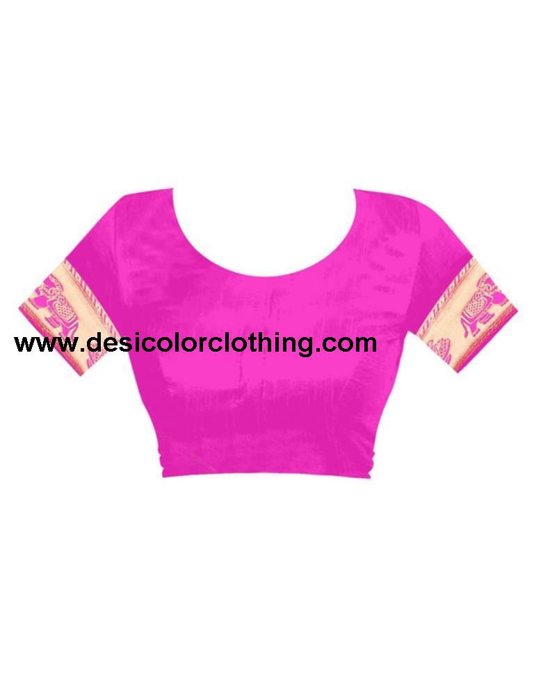 Pink Jacquard Banarasi Silk Saree