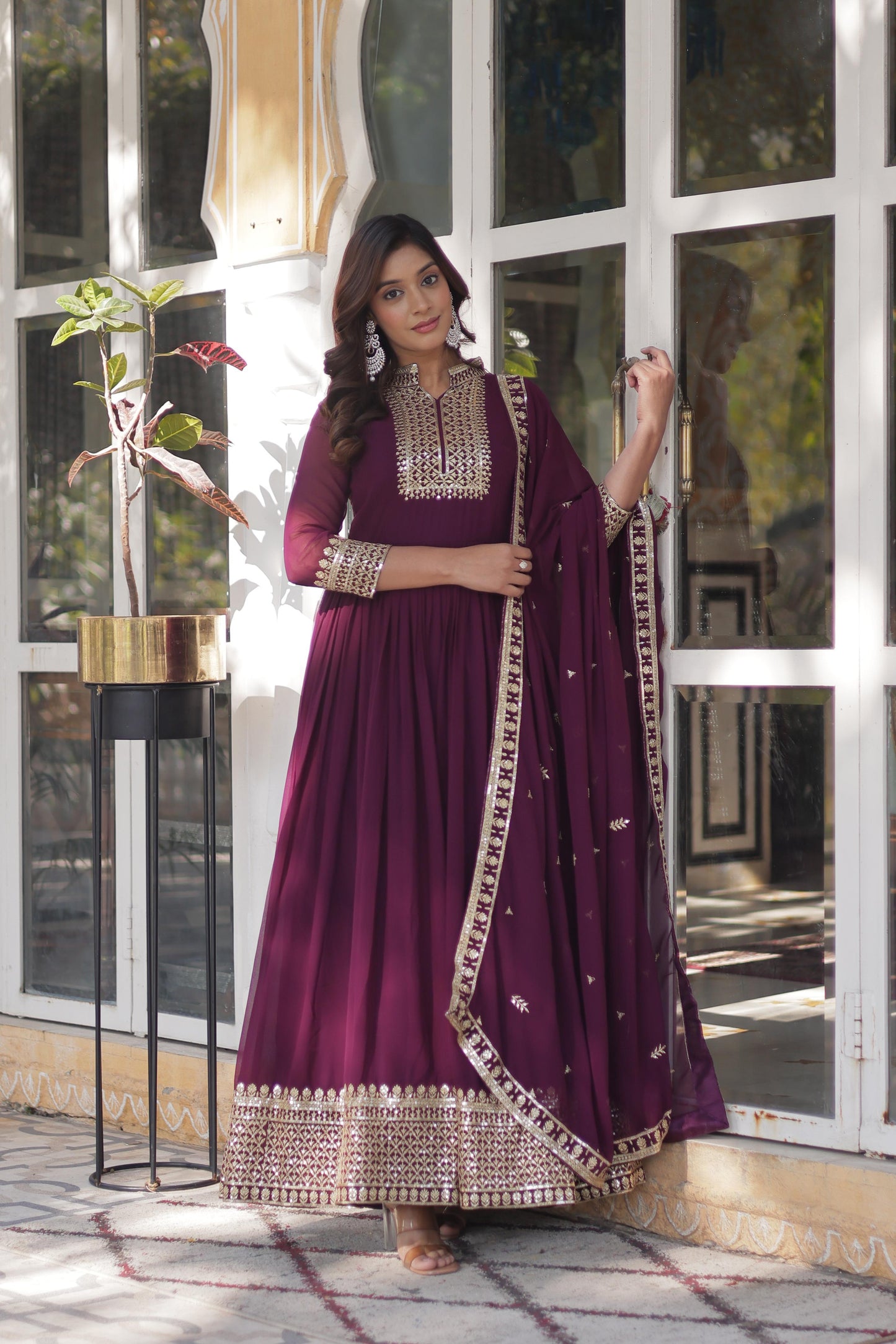 Product Image - Stunning Gown-with-Dupatta Collection 2025 - LW-9210