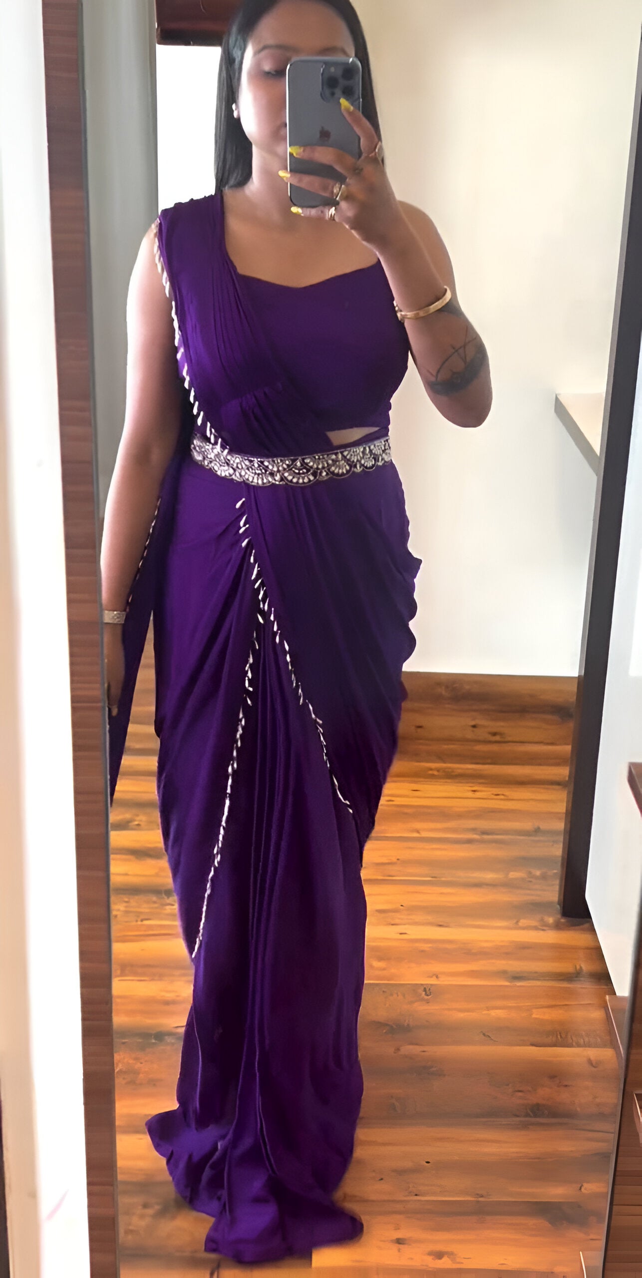 Product Image - Exquisite Ready To Wear Designer Saree with Jacket - HV-9246