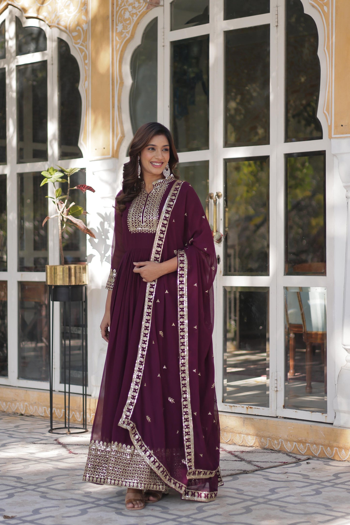 Product Image - Stunning Gown-with-Dupatta Collection 2025 - LW-9210