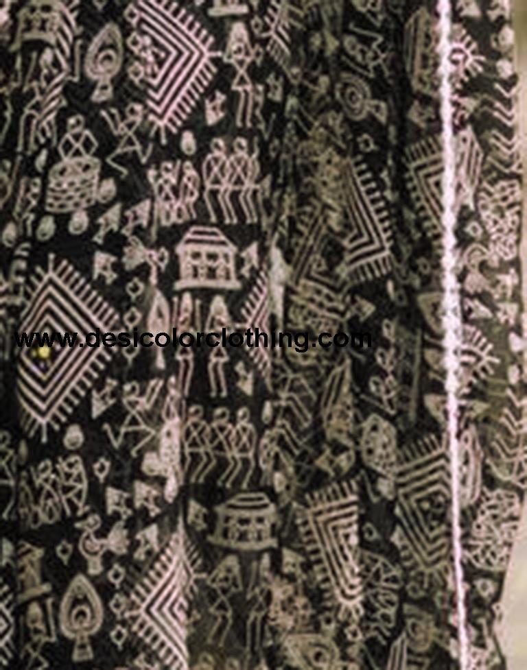 Black Georgette Printed Saree