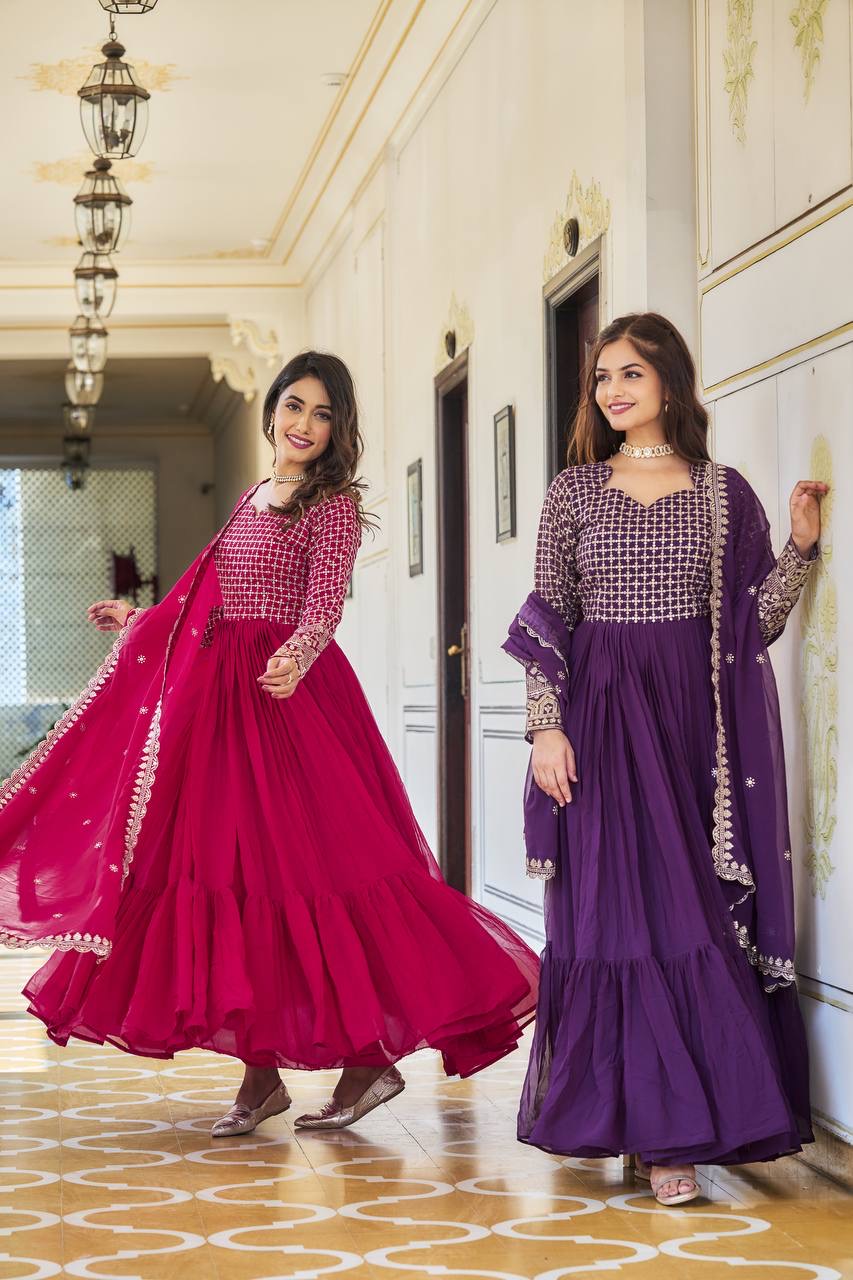 Beautiful Designer Anarkali Suits with Dupattas - Elegance Redefined