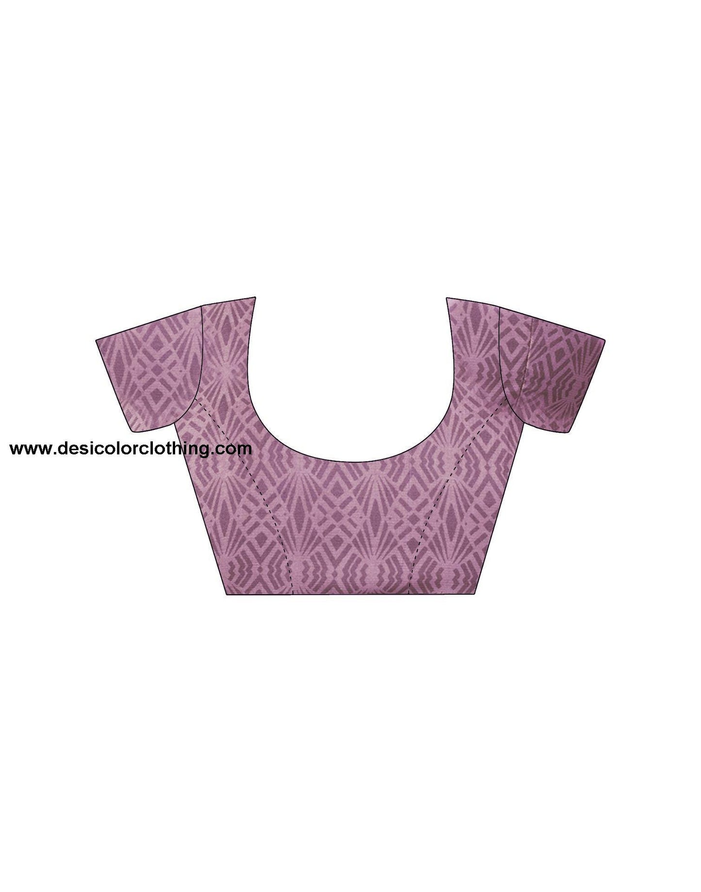 Dusty Pink Printed Georgette Saree