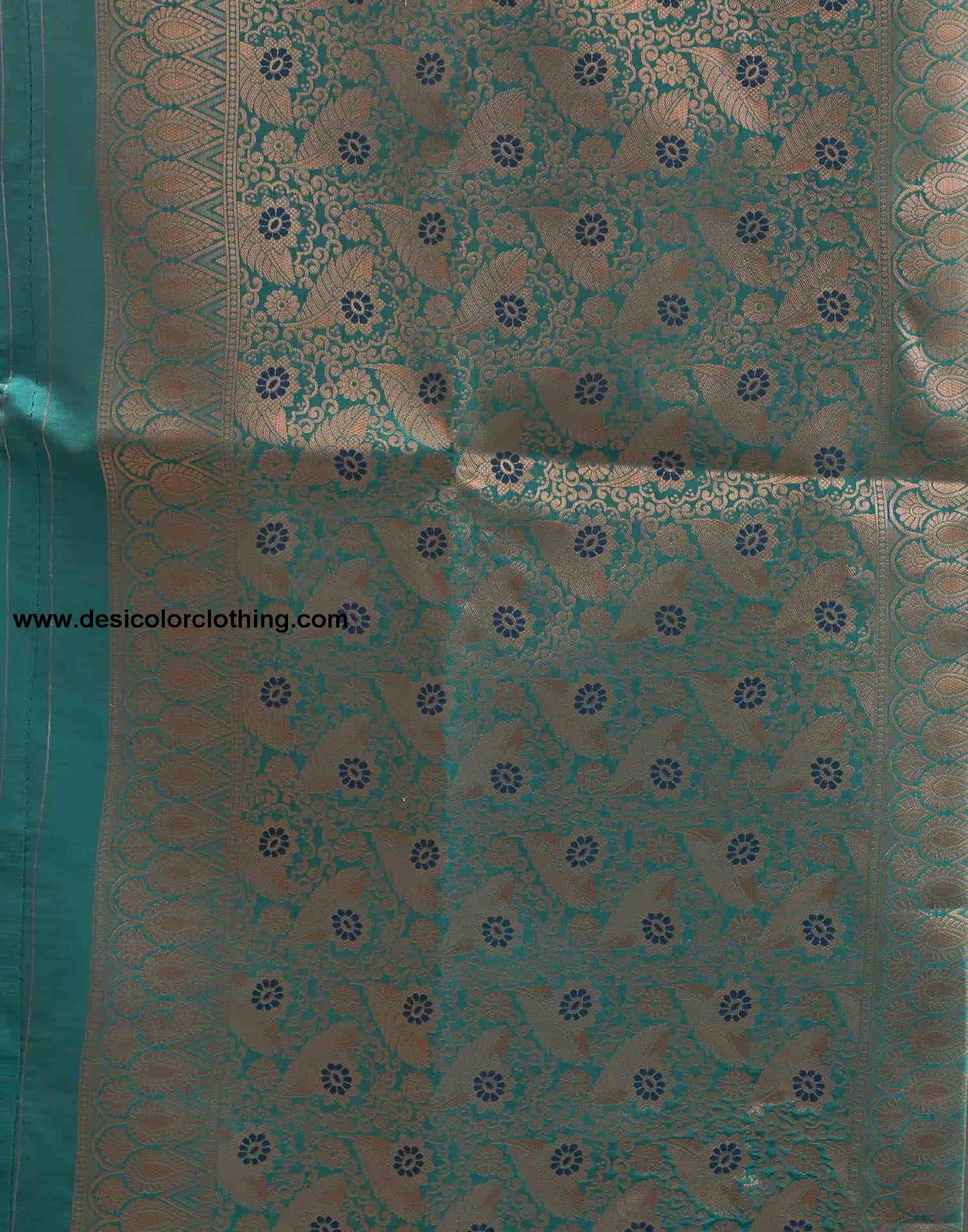 Green Banarasi Silk Woven Saree