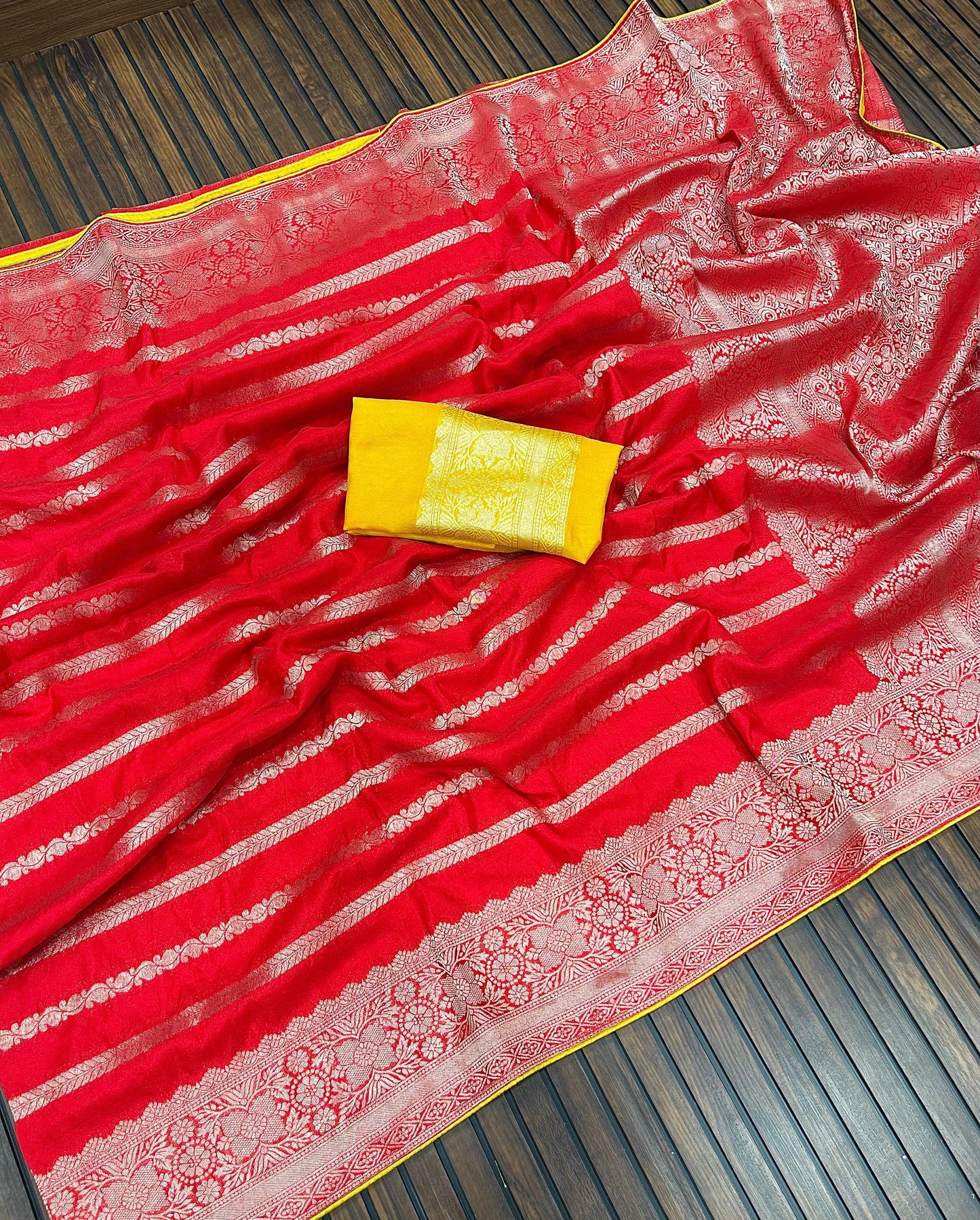 Product Image - Designer Soft Georgette Saree with Handcrafted Detailing