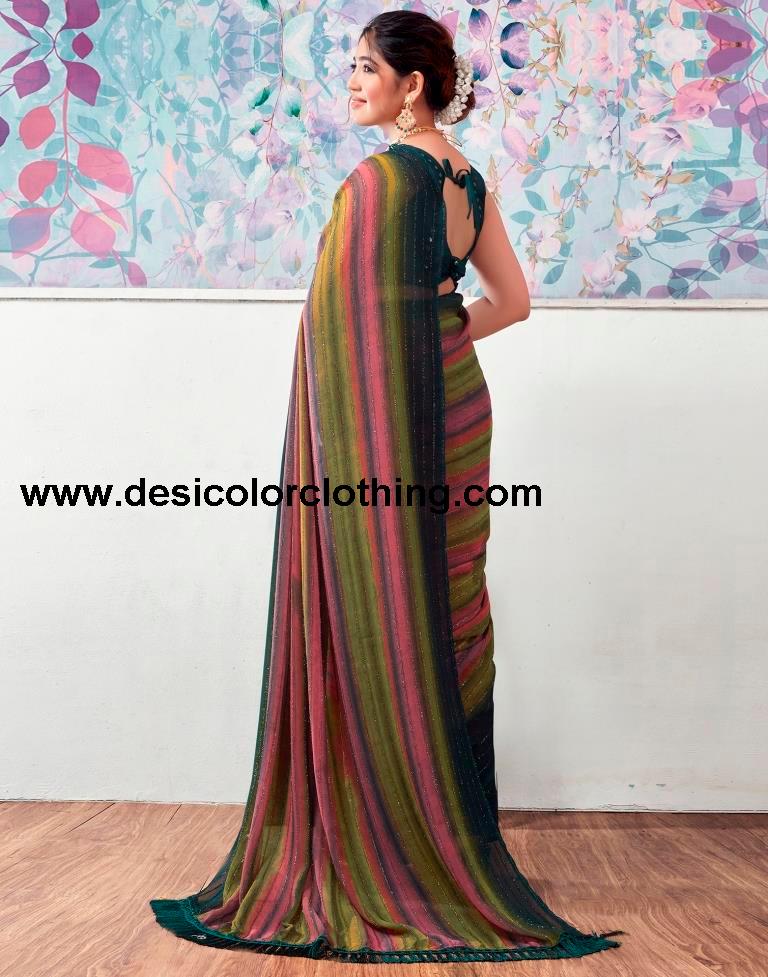 Rama Georgette Printed Sarees