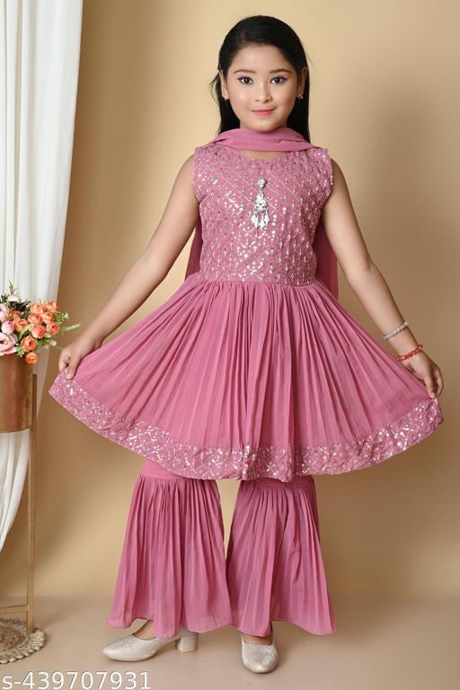 Product Image - Shop beautiful kids sharara suits in Canada at DesiColorClothing. - 2