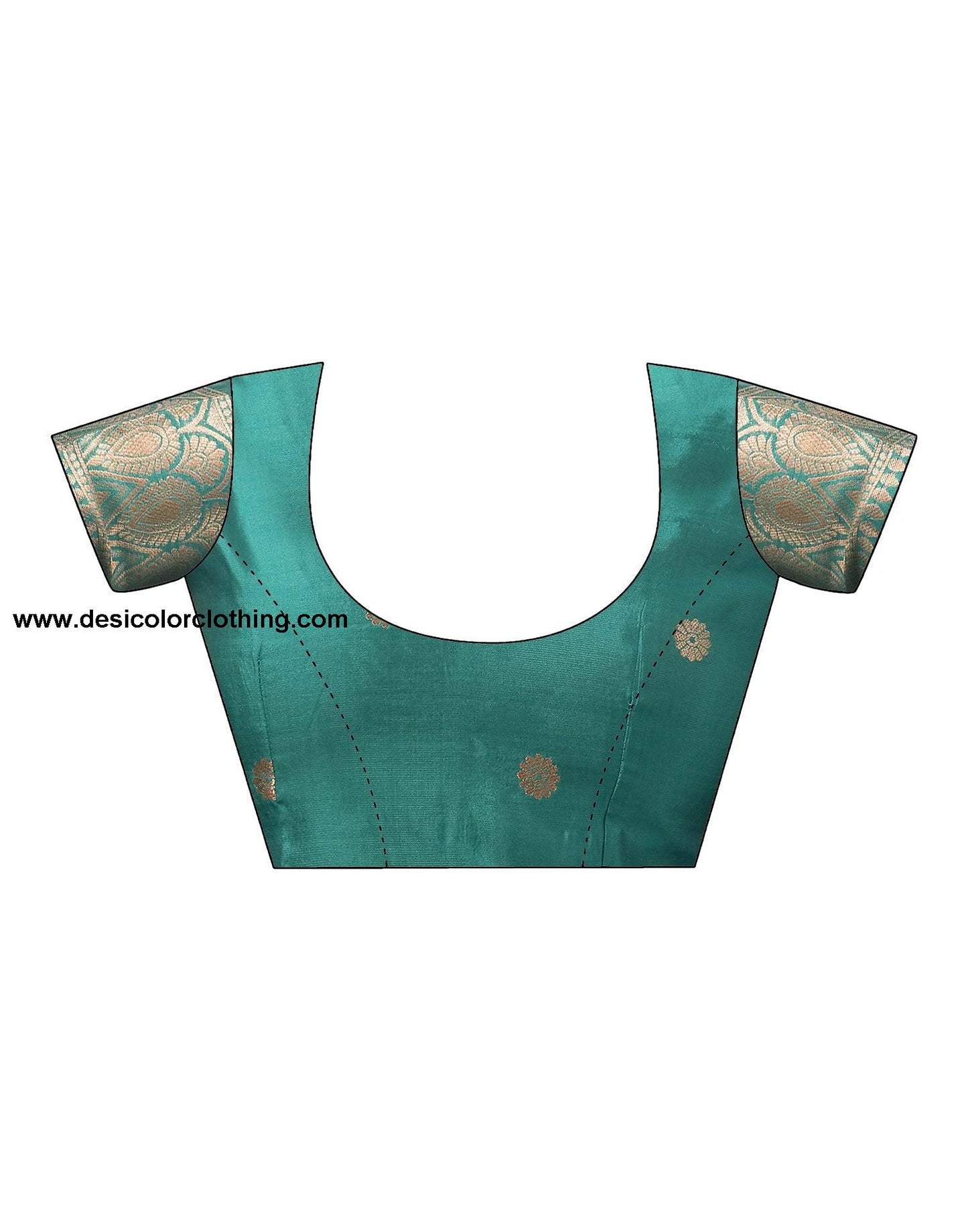 Green Banarasi Silk Woven Saree