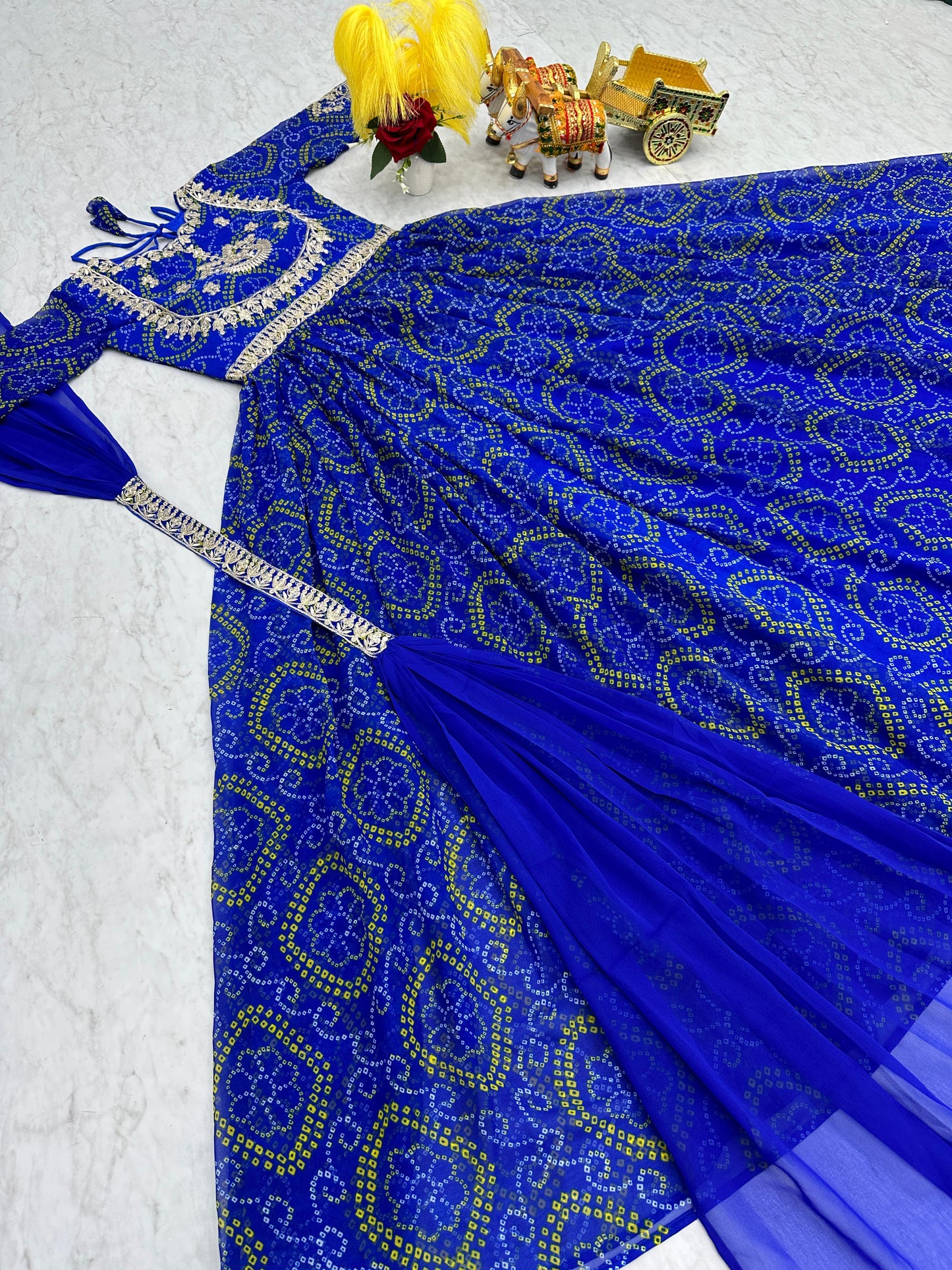 Product Image - FASAANA Designer Saree | Georgette Fabric Ethnic Wear | Wedding Saree & Festive Wear