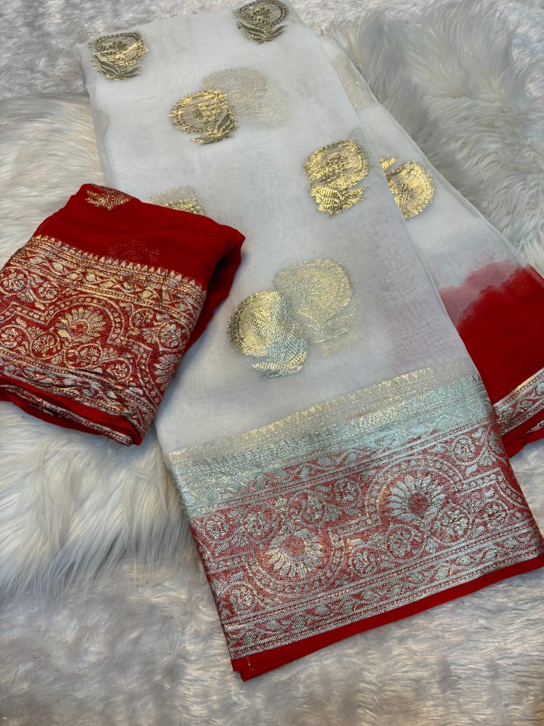 Product Image - Viscose Georgette Designer Saree