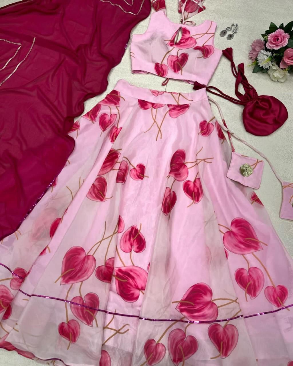 Floral Fully Stitched Lehengas – Designer Collection |