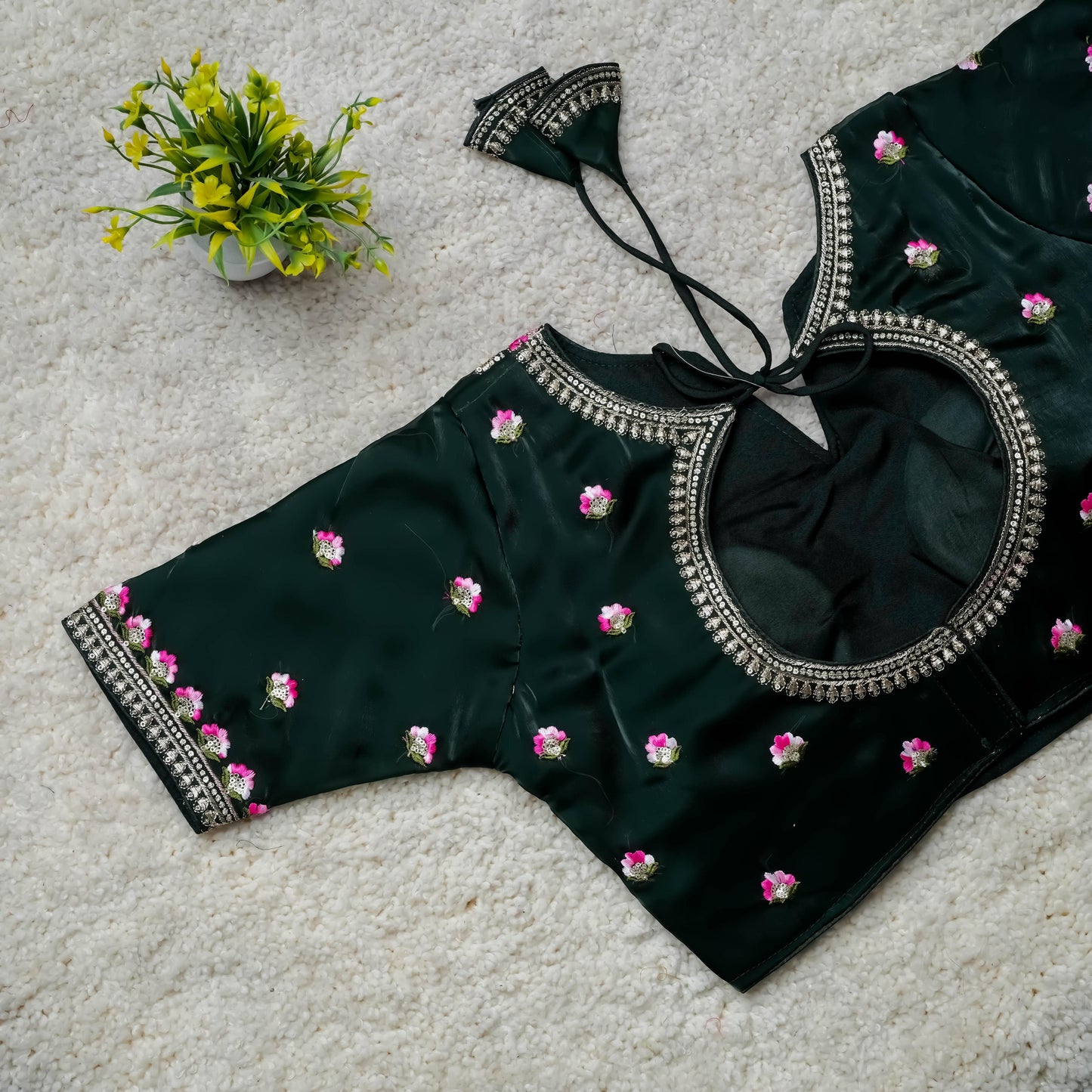 Product Image - Designer Festival Wear Embroidered Blouse