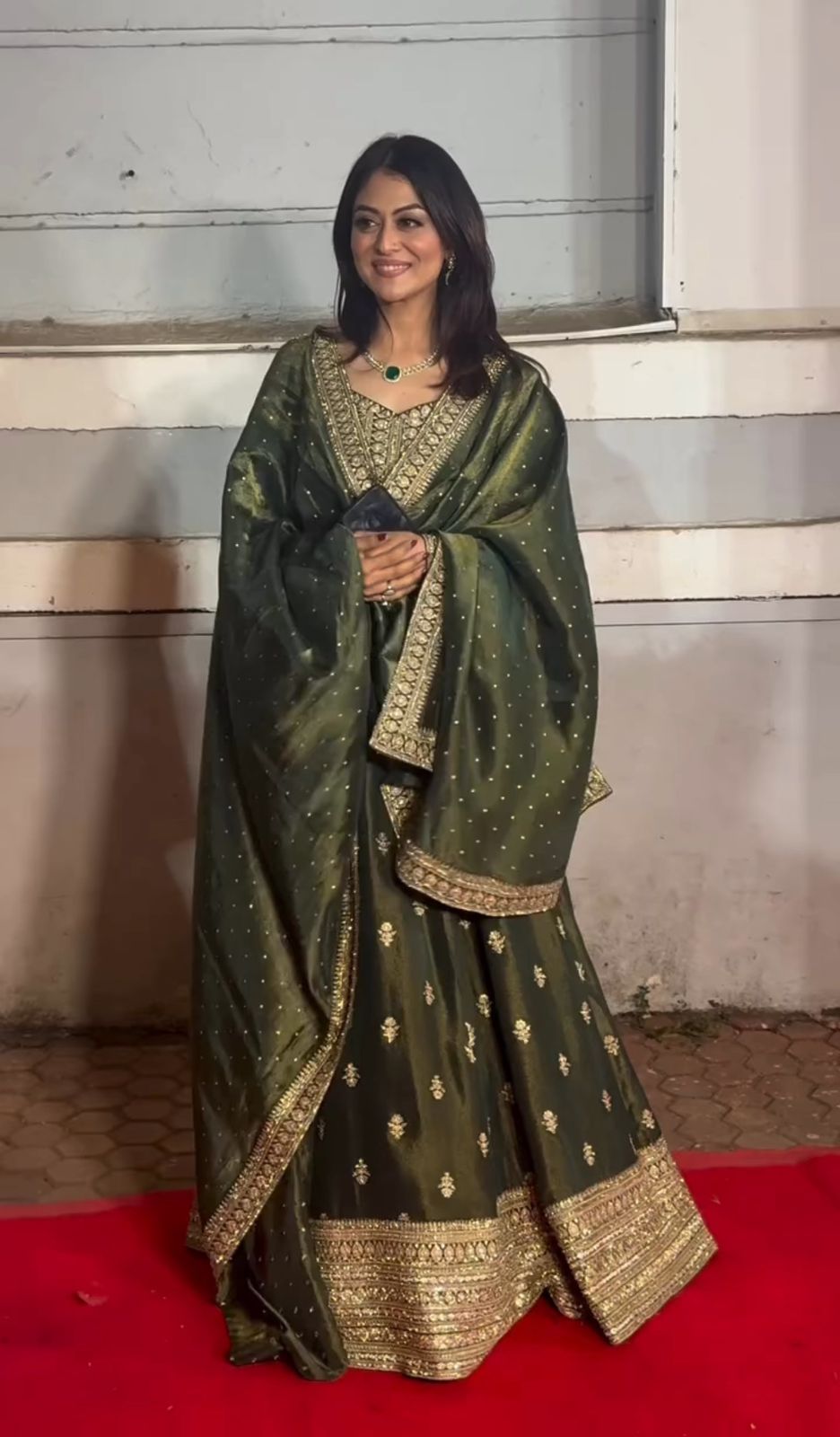 Product Image - New Mendi Rasam Gown - Pent Dupatta Set | Fully Stitched Ready To Wear