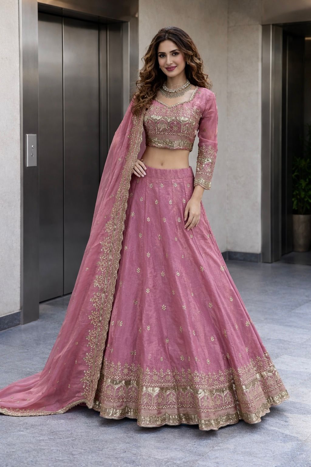 Product Image - Elegant Designer Fully Stitched Lehengas - 3