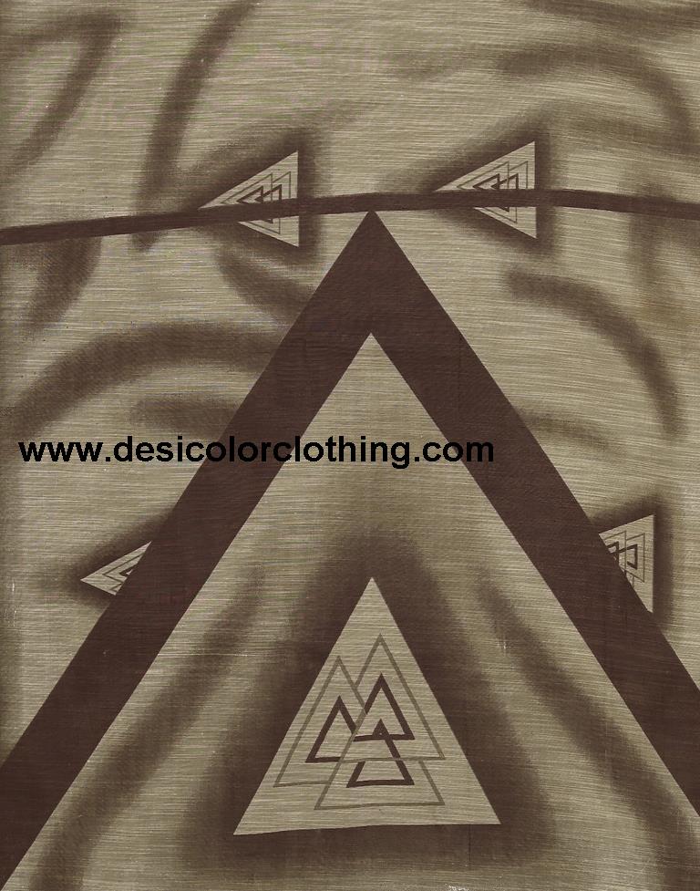 Brown Cotton Saree