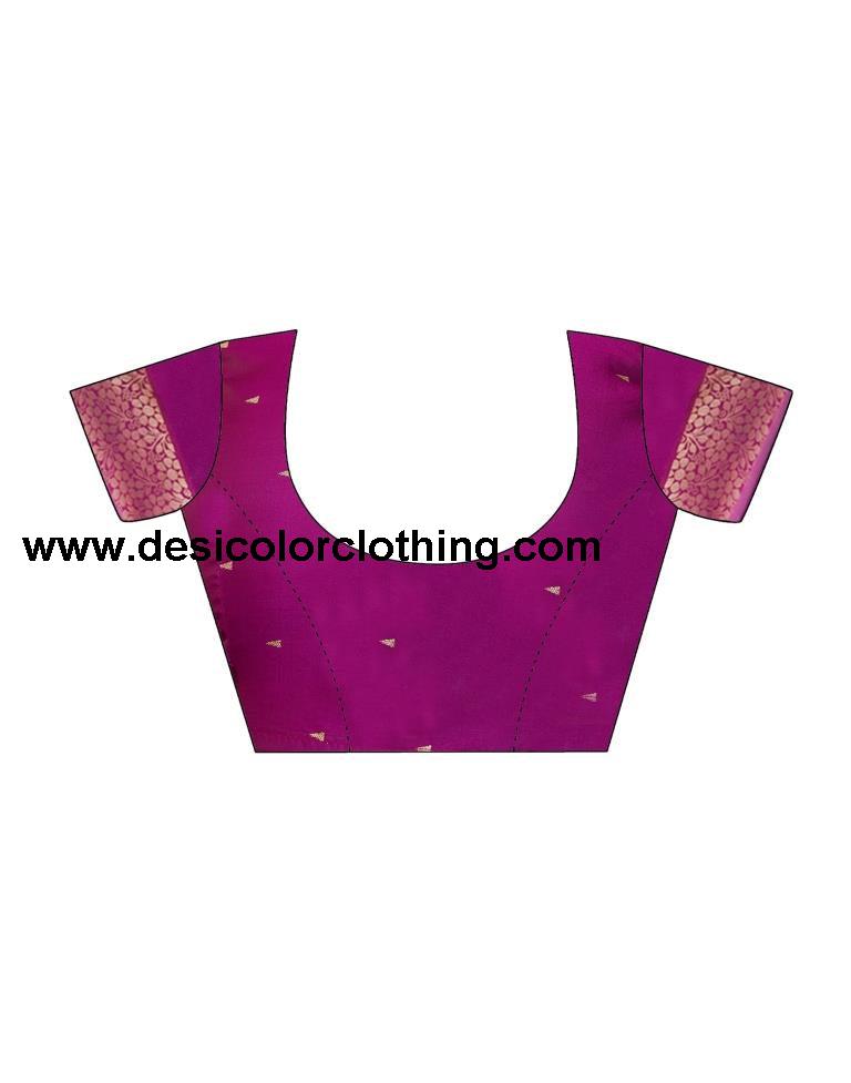 Dusty Pink Silk Woven Sarees