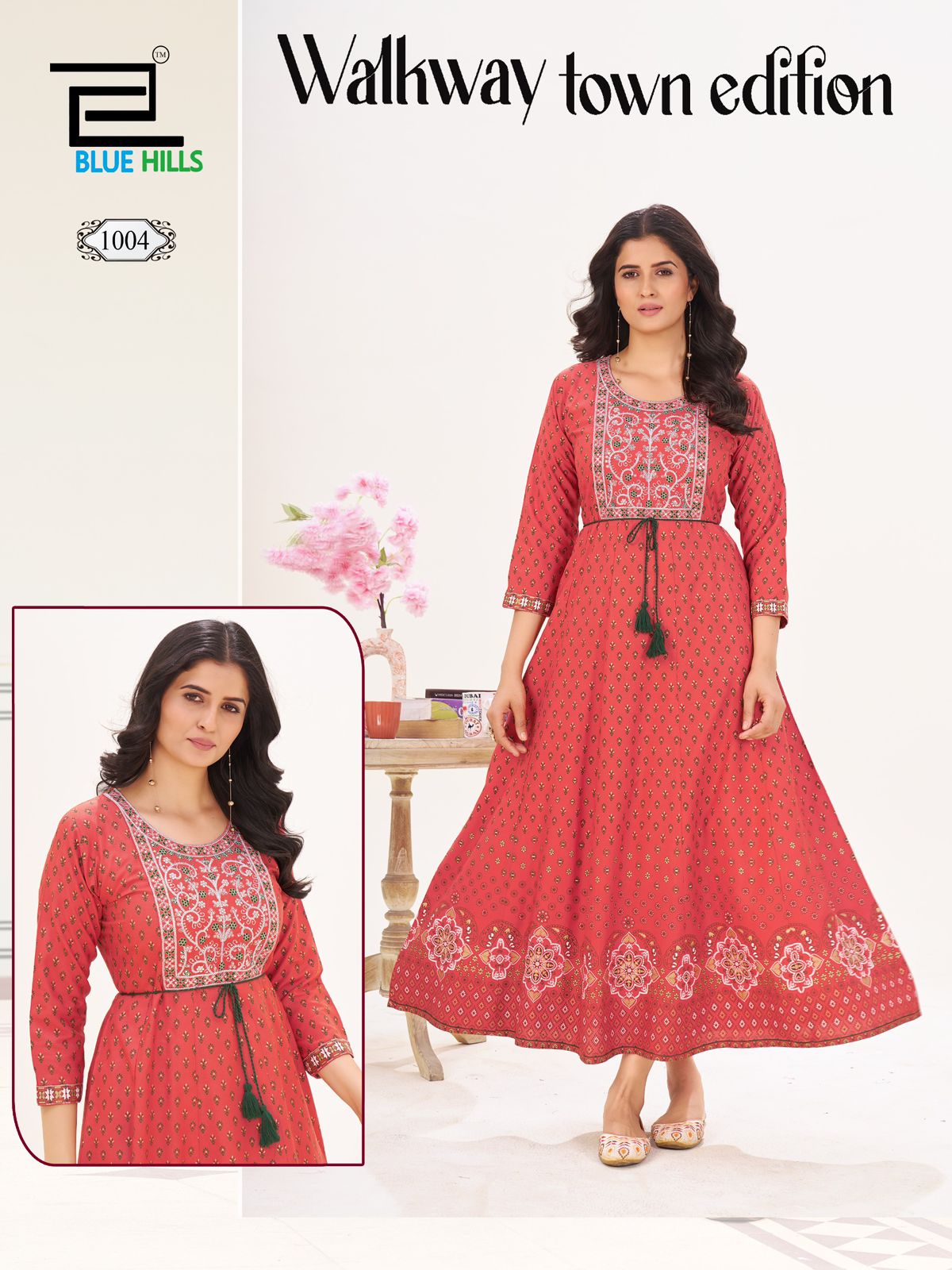 Product Image - Anarkali Gown in Rayon - Walkway Town Edition