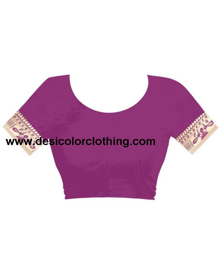 Purple Paithani Silk Saree