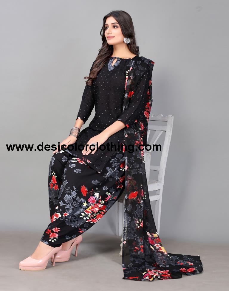 Printed Unstitched Salwar Suit Material