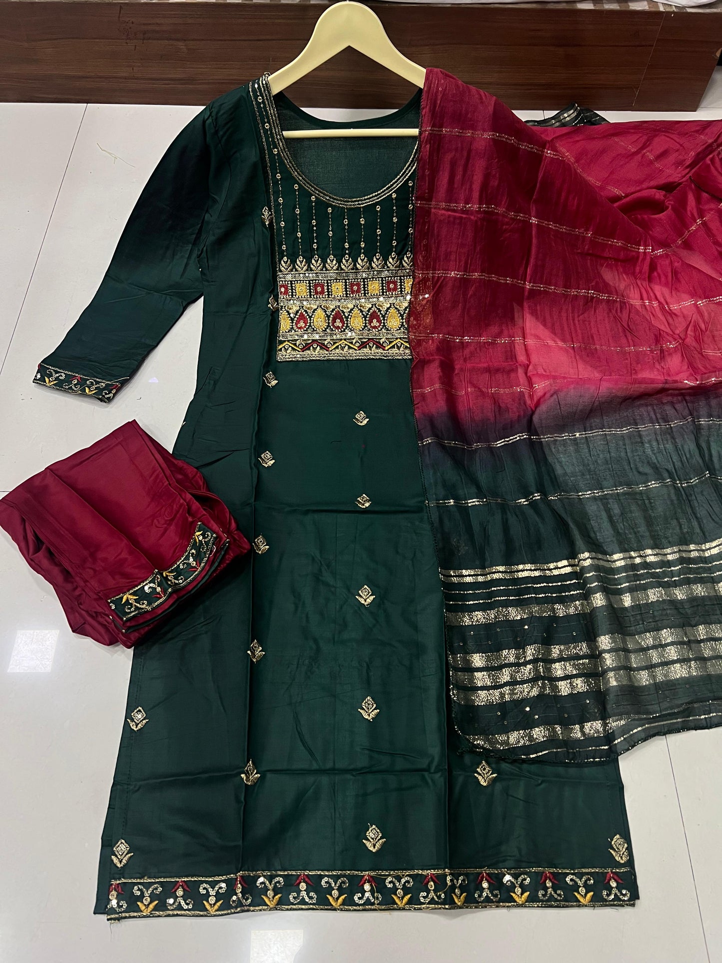 Product Image - FASAANA Designer Saree | Georgette Fabric Ethnic Wear | Wedding Saree & Festive Wear