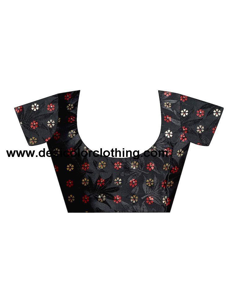 Black Silk Saree