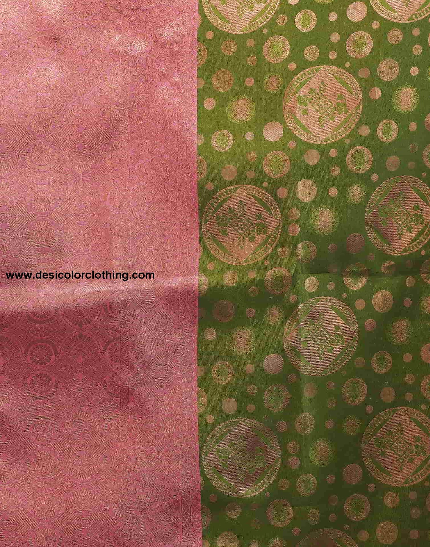Green Banarasi Silk Woven Saree