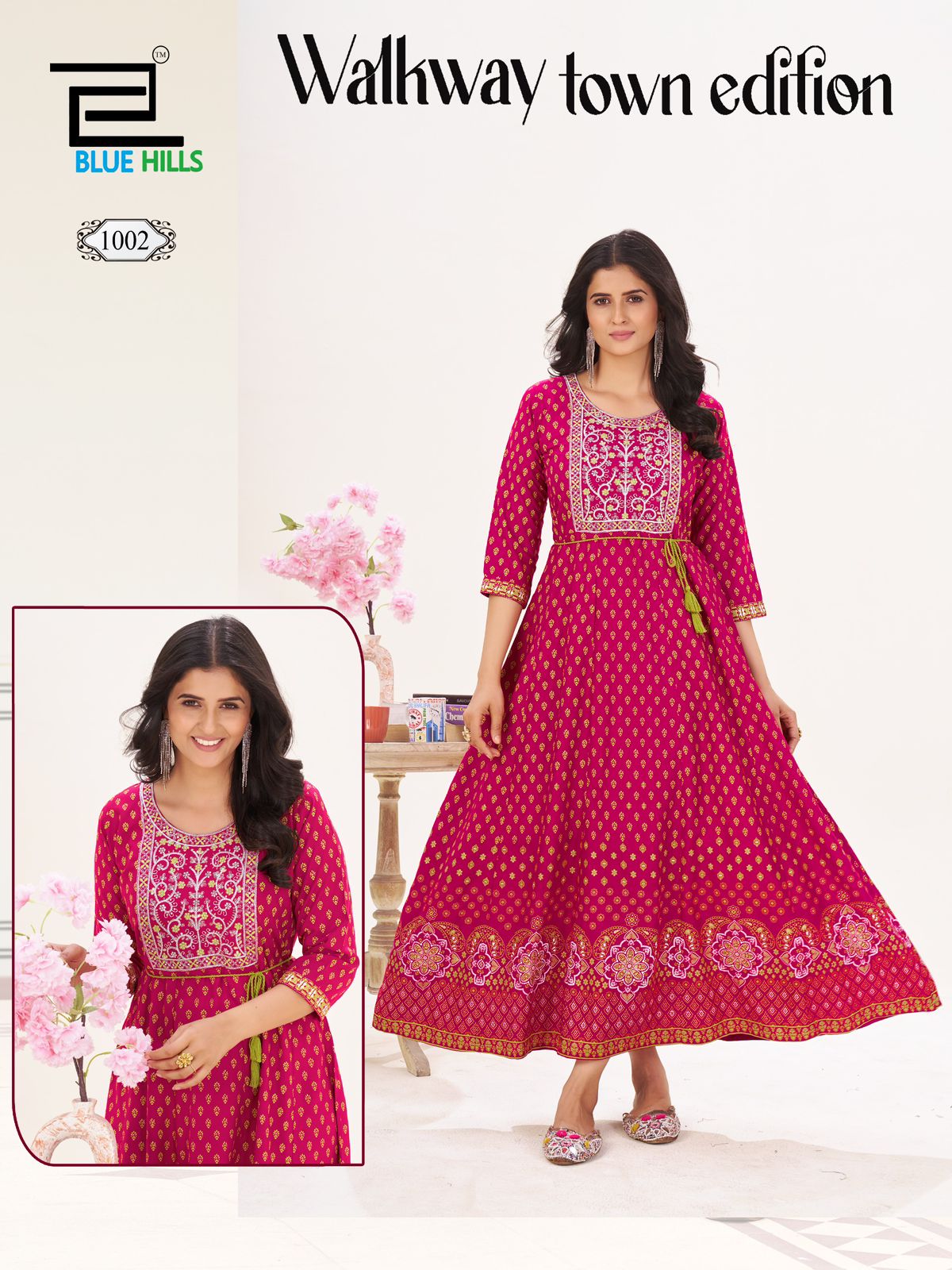 Product Image - Anarkali Gown in Rayon - Walkway Town Edition