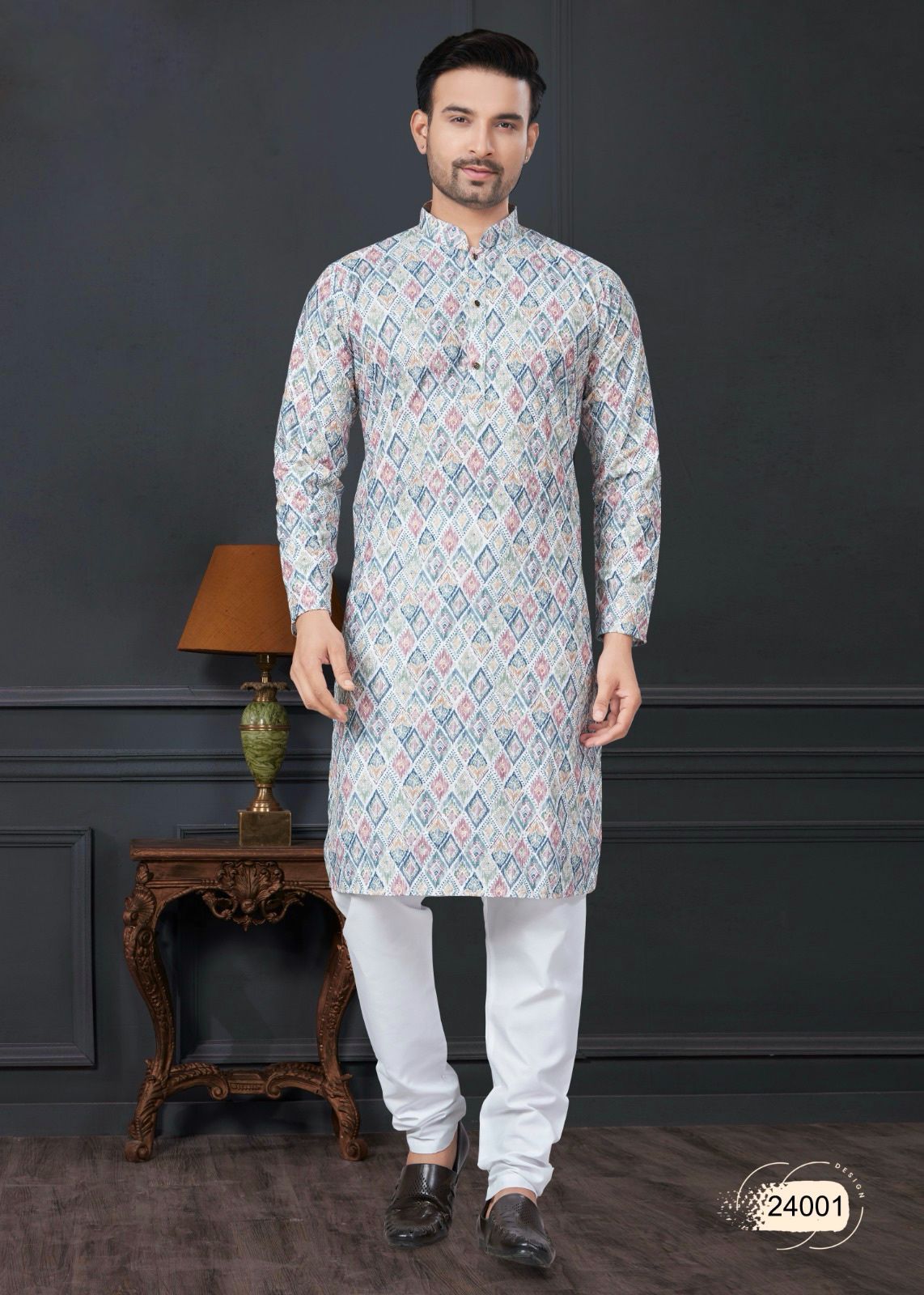Product Image - Shyam Added Kurta Pajama Collection - Ethnic Wear for Festive and Wedding Attire
