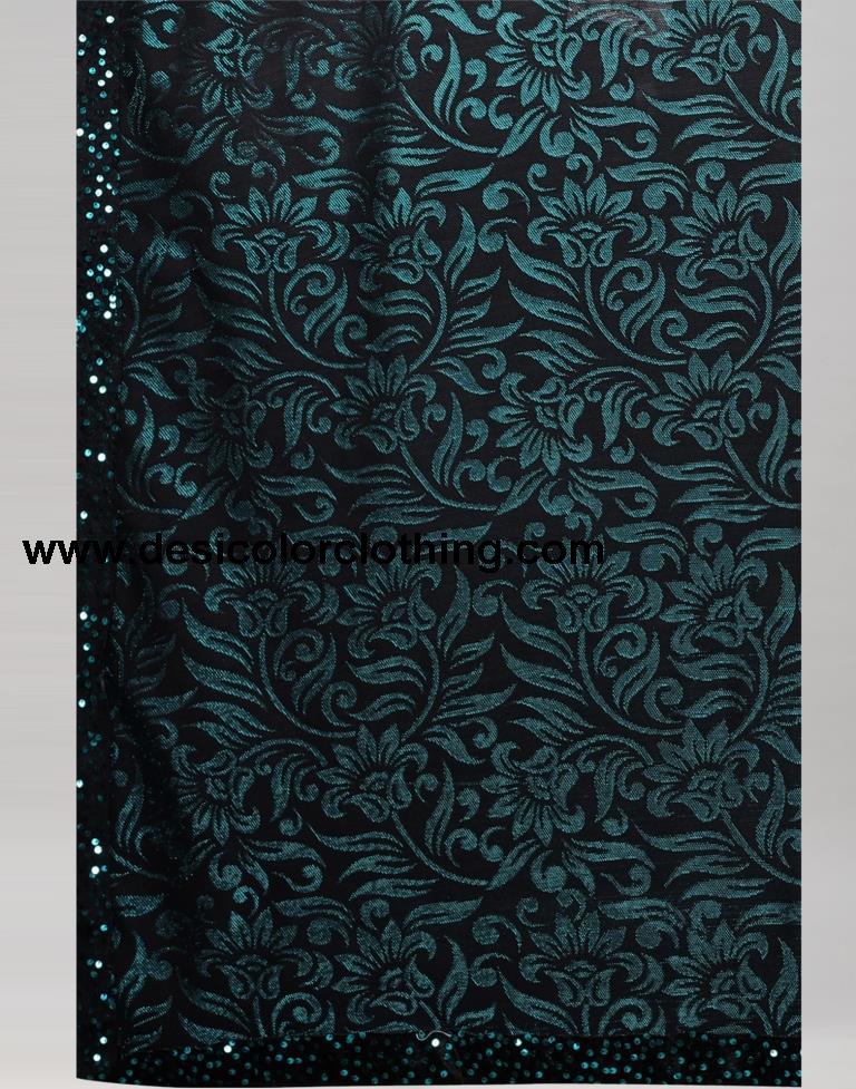 Rama Green Woven Saree | 2324S213
