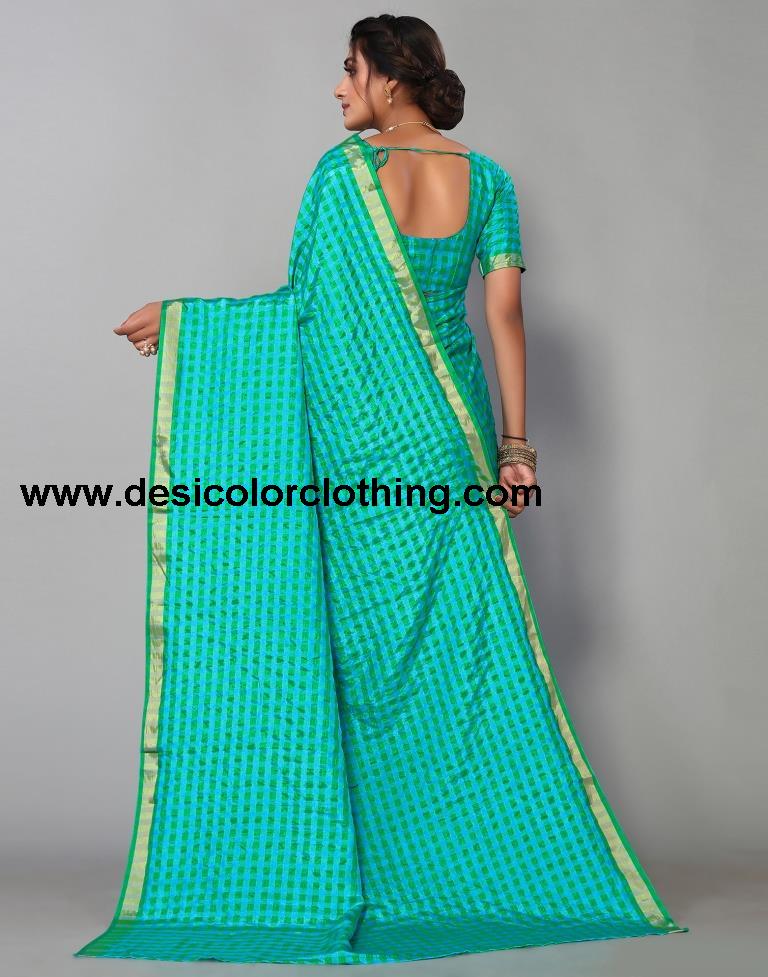 Blue Silk Saree