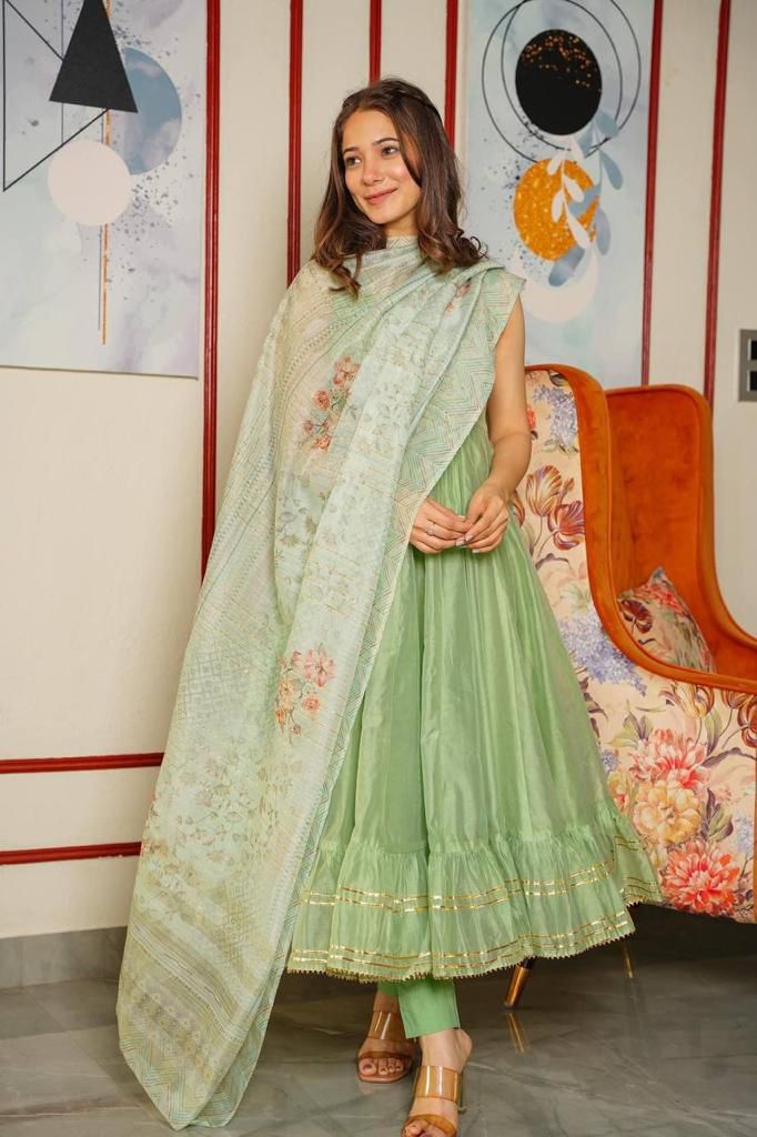 Beautiful Long Frocks - Elegant and Flowing Design
