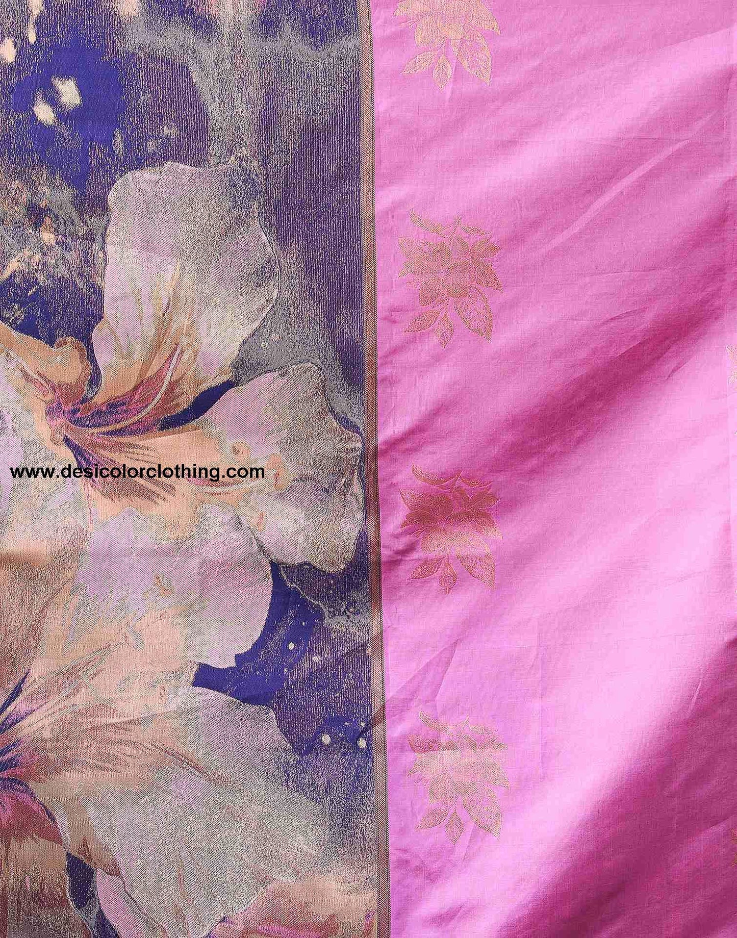 Blue Silk Woven Saree