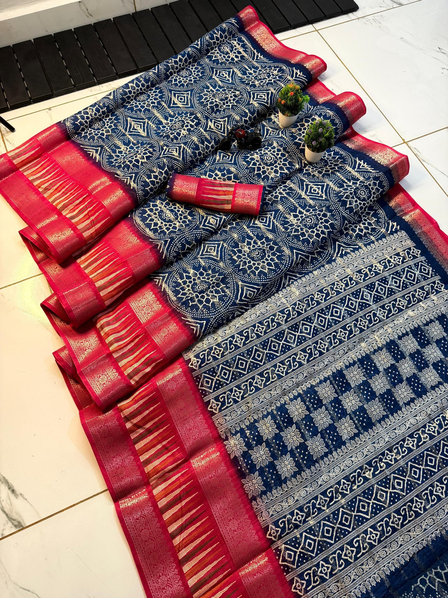Product Image - Designer Bandhej Special Saree