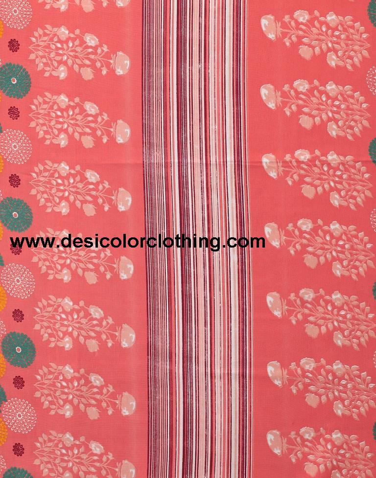 Printed Unstitched Salwar Suit Material
