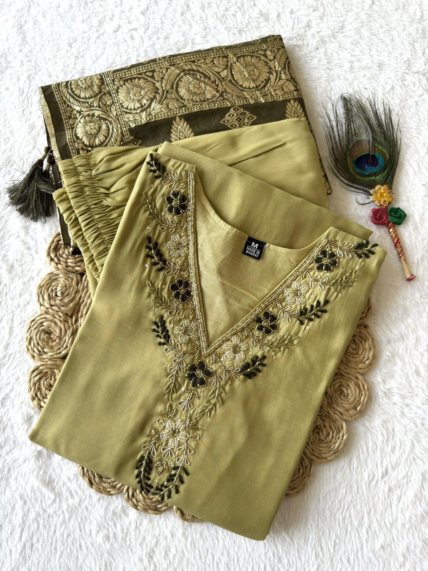 Product Image - Designer Kurti Pent Dupatta