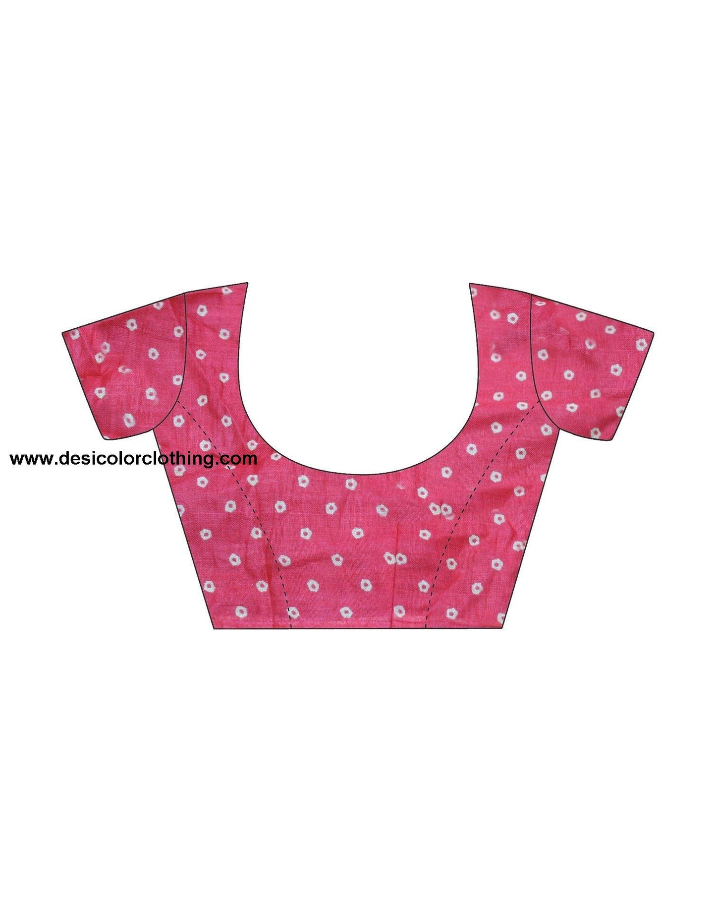 Blush Pink Printed Cotton Pre-Draped Saree