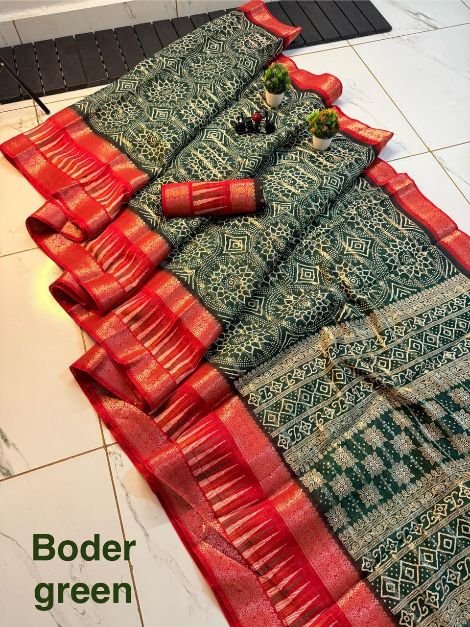 Product Image - Designer Bandhej Special Saree