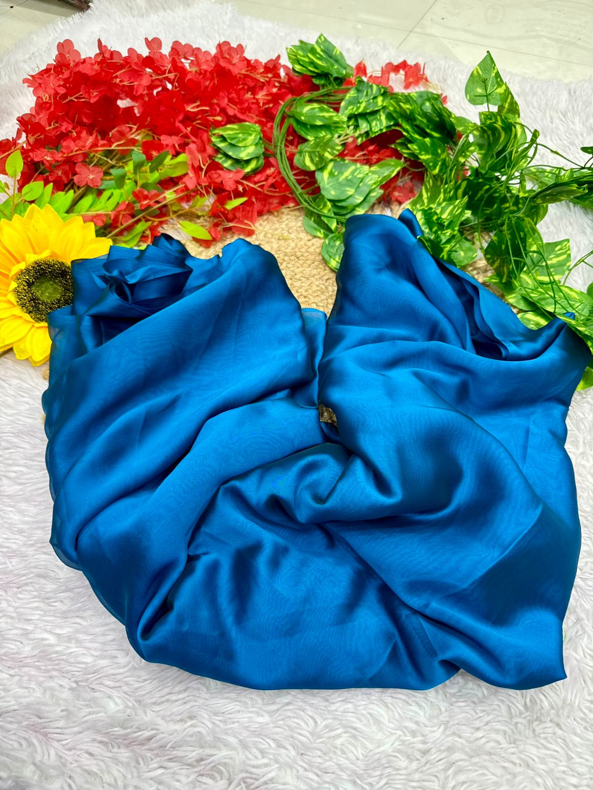 Product Image - Elegant Designer Rangoli Silk Saree