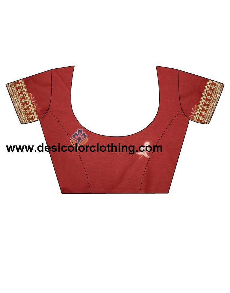 Red Georgette Saree