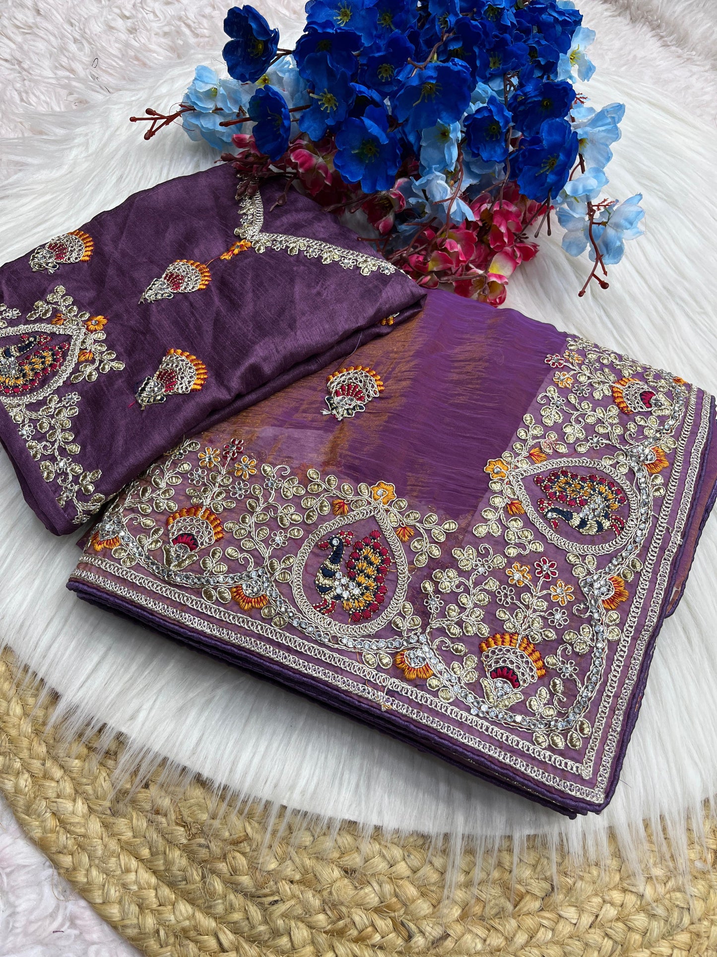 Product Image - Exquisite Designer Saree in Srivalli Silk