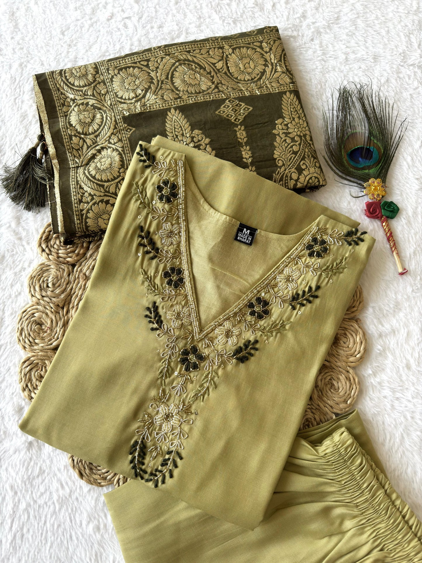 Product Image - Designer Kurti Pent Dupatta