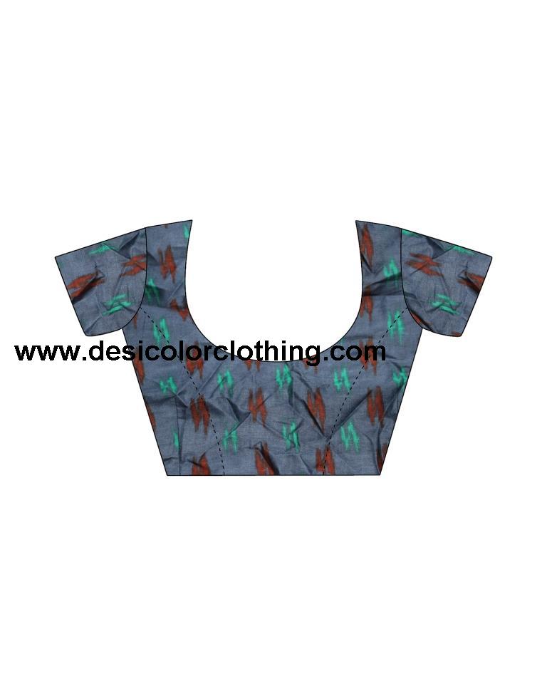 Rust Cotton Printed Ready To Wear