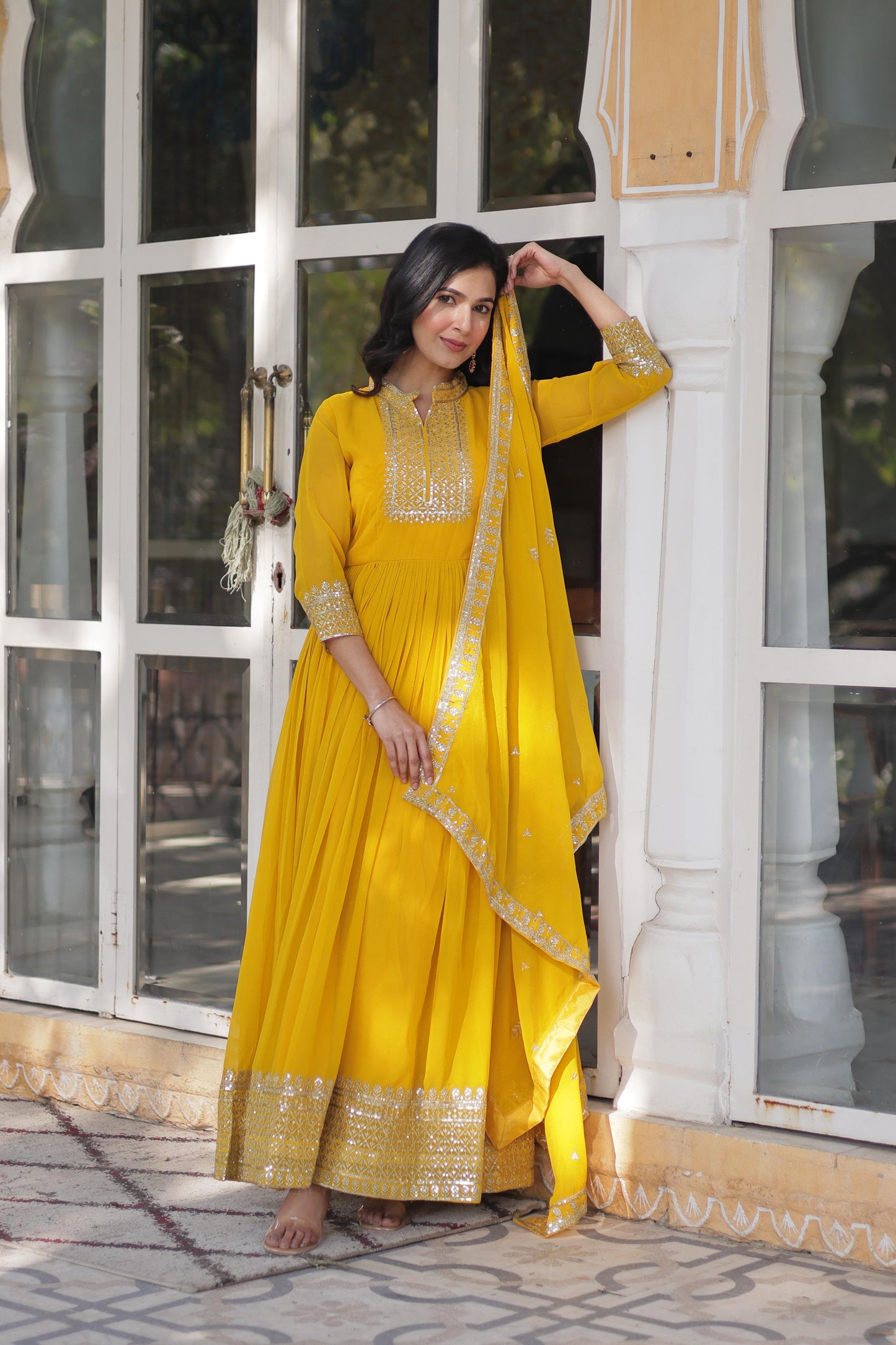 Product Image - Stunning Gown-with-Dupatta Collection 2025 - LW-9210