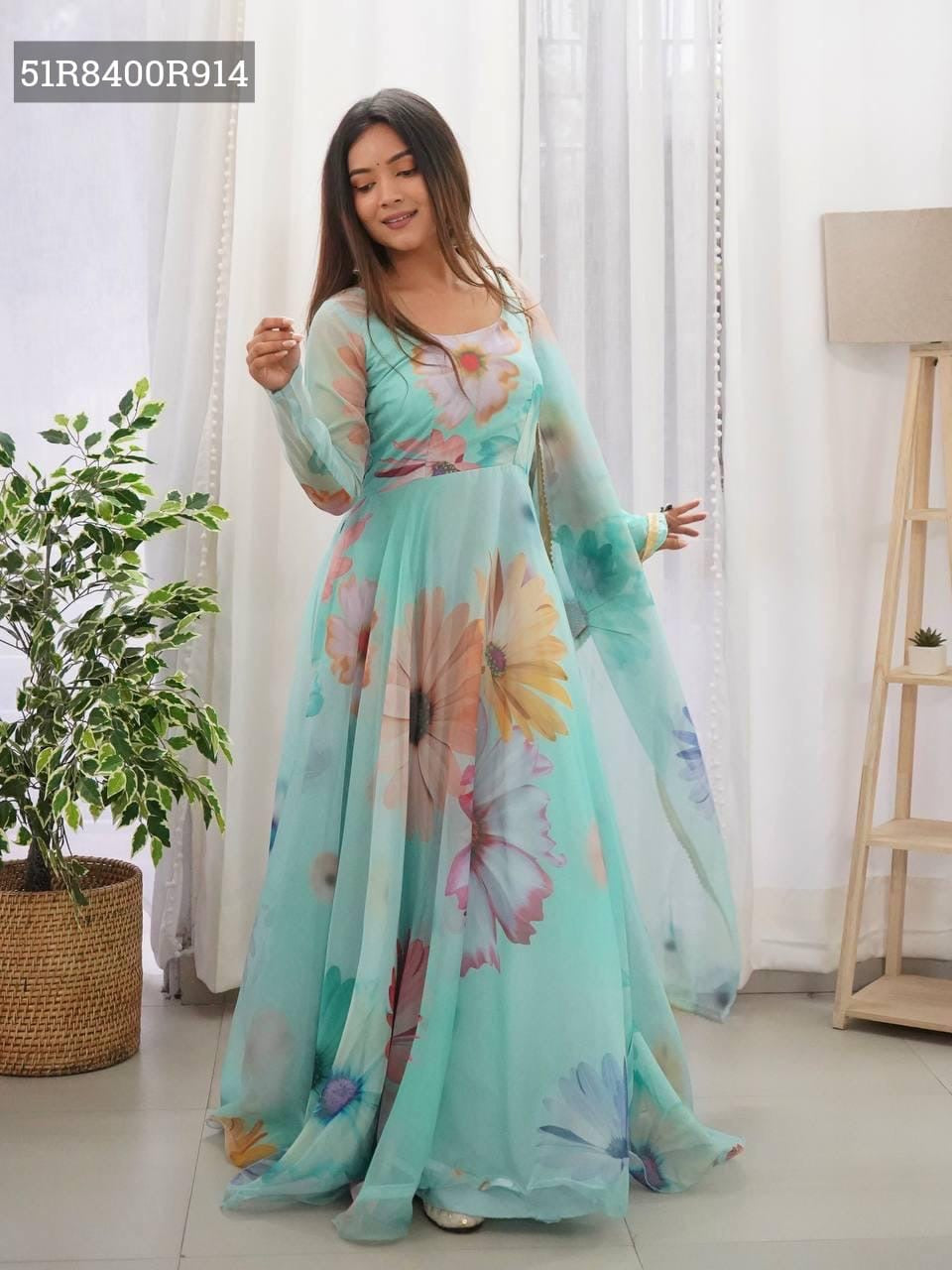 Stunning Floral Anarkali Suits – Flowing Elegance in Bloom