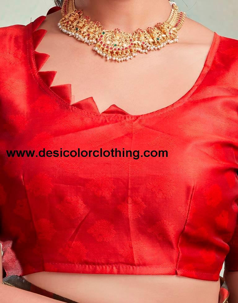 Black Silk Woven Saree