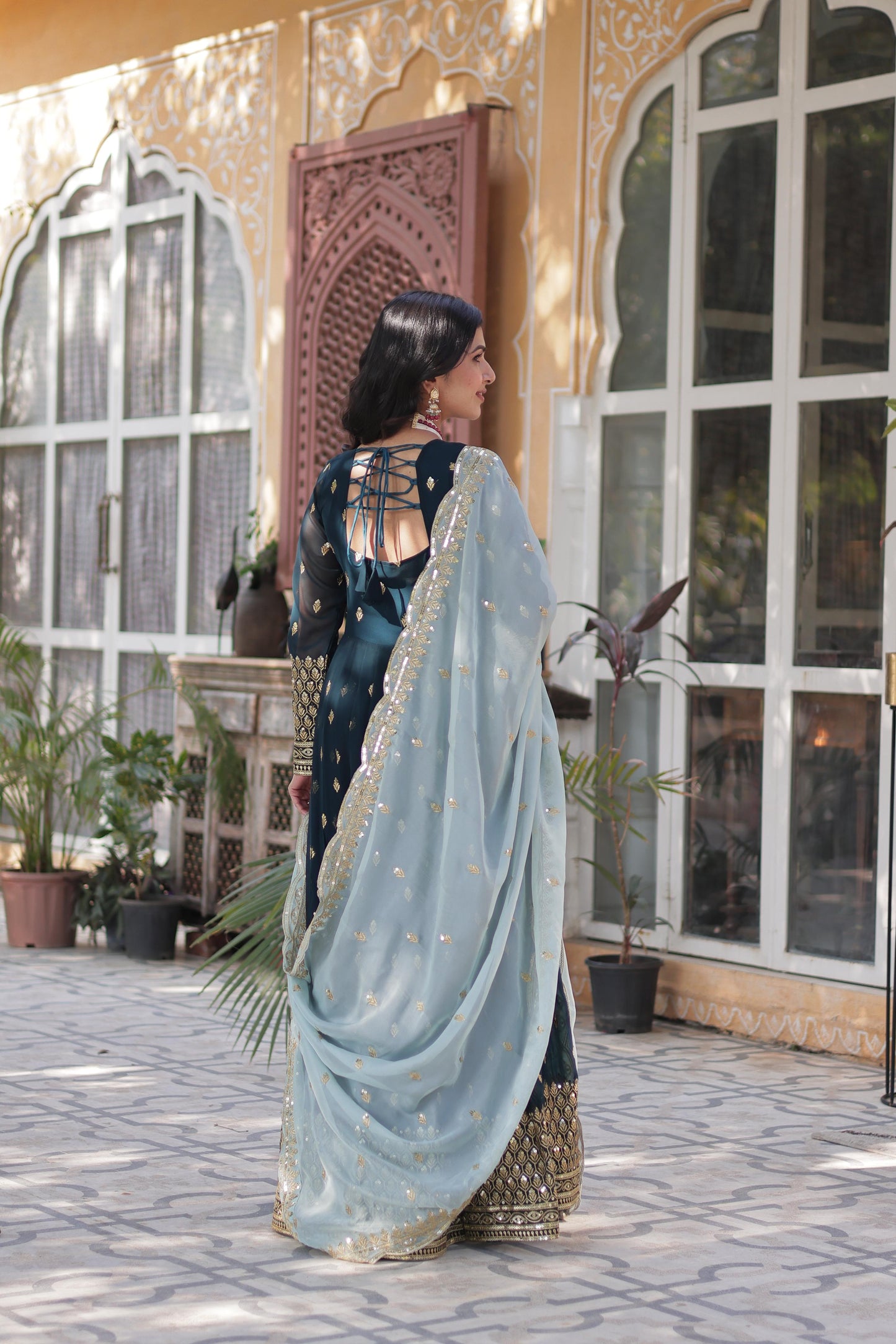 Product Image - Premium Designer ReadyMade Gown Collections - Elegant Festive Wear